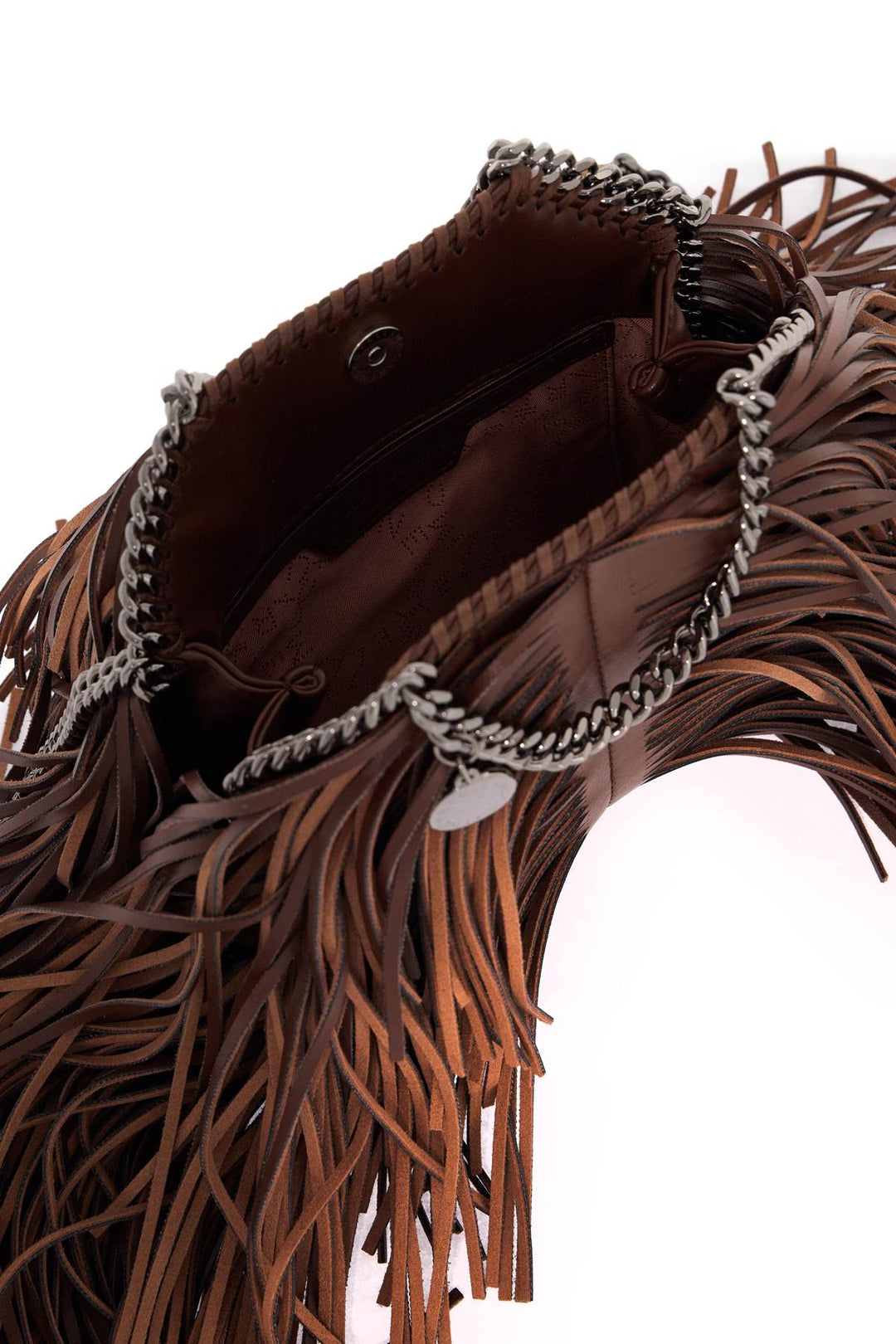 Mini Falabella Tote Bag With Fringes