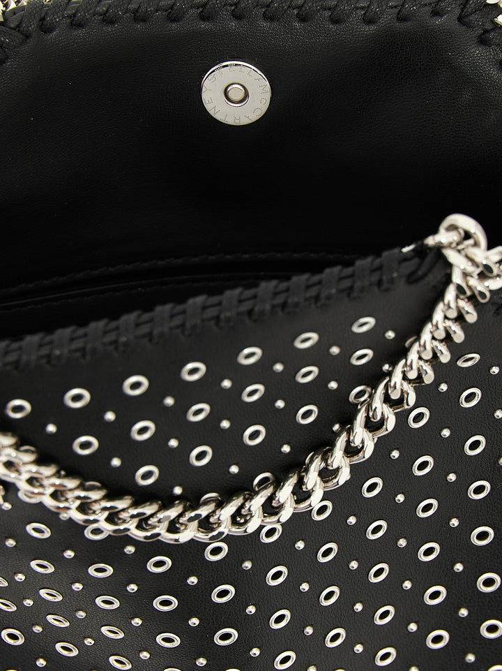 Stella Mccartney Tiny Falabella Hand Bags - Black | ee388bf83aa8026338eca5f4ac38f1e1d6ec2de5
