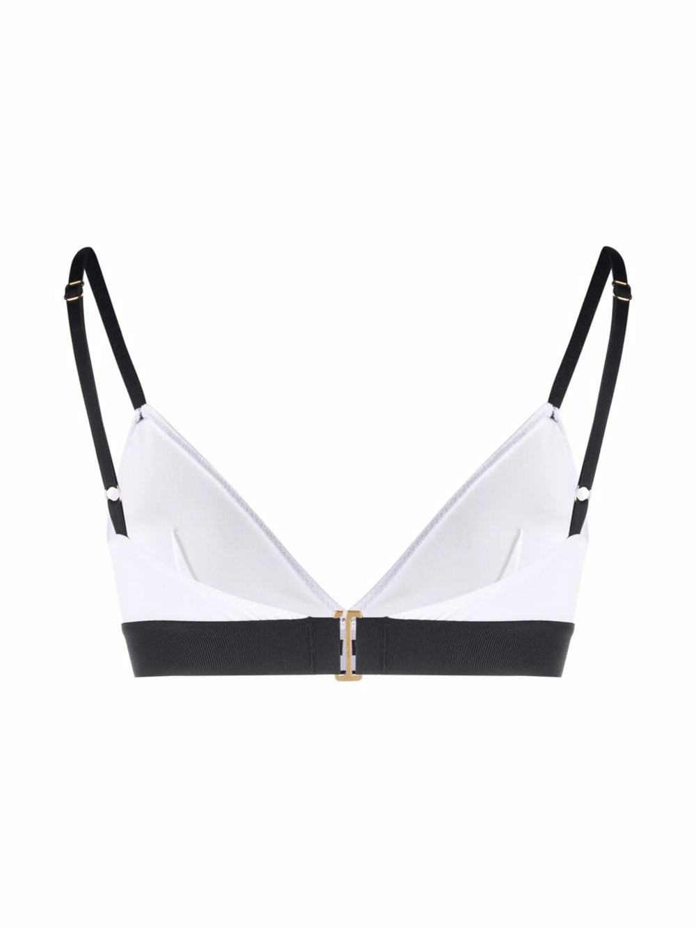 Triangle bra with logo band