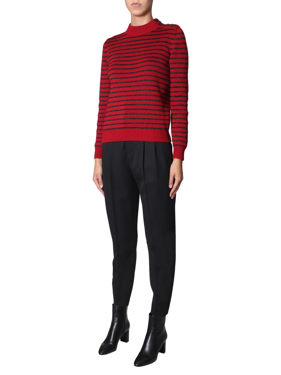 Saint Laurent Sweaters - Red | 0083efac1e146356e1cce7a7e1117eef9f8f4b46
