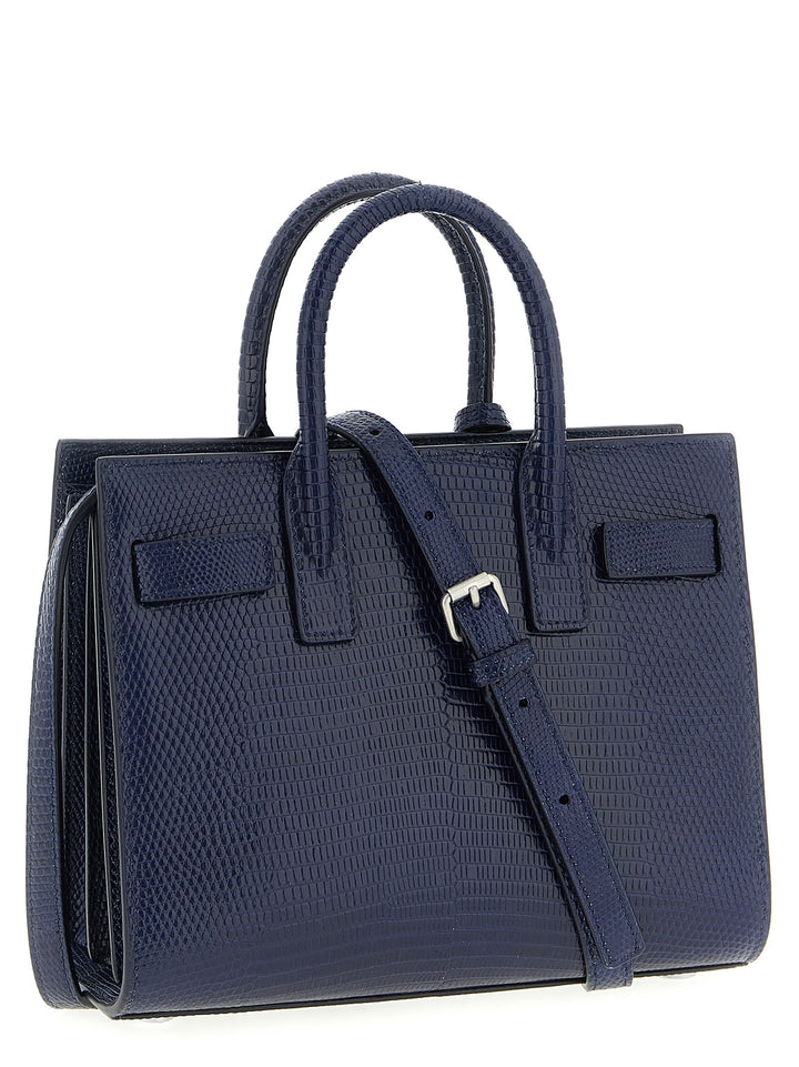 Saint Laurent Sac De Jour Hand Bags - Blue | 933477ea1d65b041a06d89ca4ce8744d191ef857