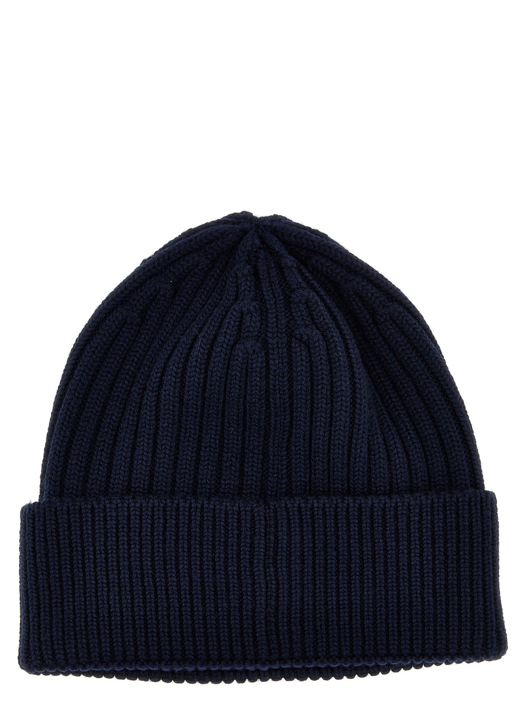 Logo Embroidery Beanie Hats Blue