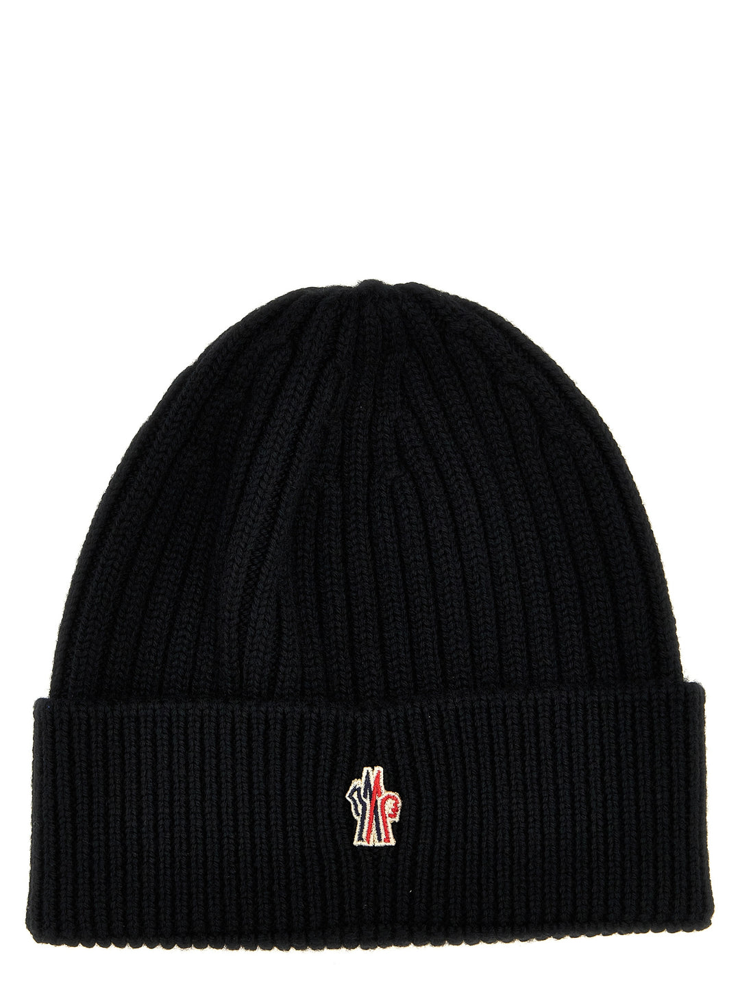 Logo Embroidery Beanie Hats Black