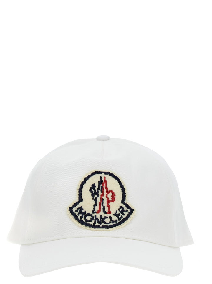 Logo Patch Cap Hats White