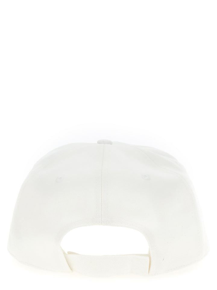 Logo Patch Cap Hats White