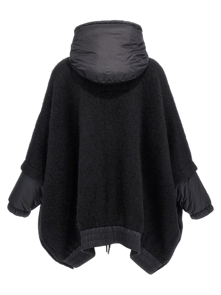 Felt Nylon Cape Capes Black