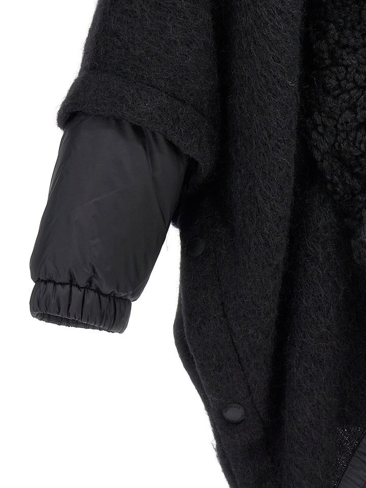 Felt Nylon Cape Capes Black