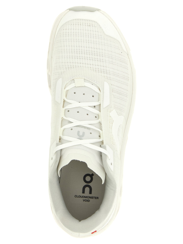 On Cloudmonster Void Sneakers - White | 376aa155d1ce18b8c6099569931f230e27011226