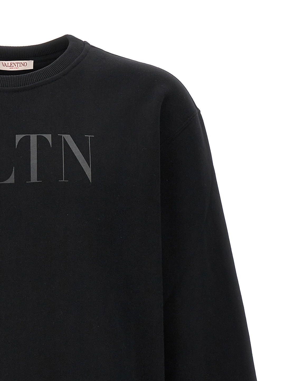 Valentino Logo Print Sweatshirt Black