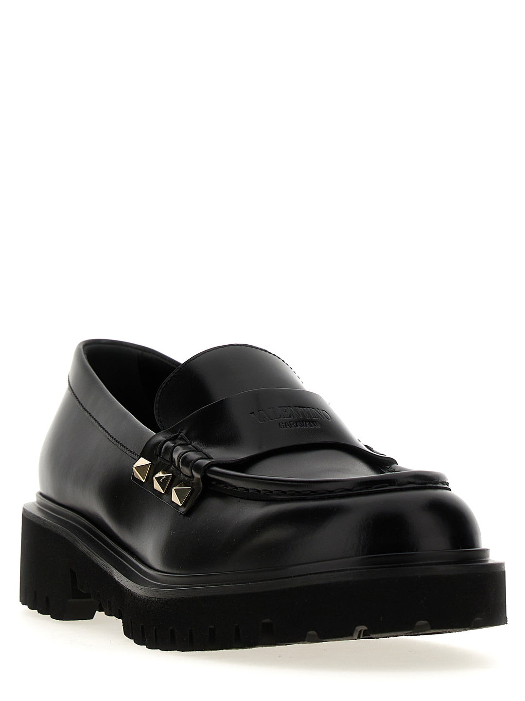 Rockstud Loafers Black