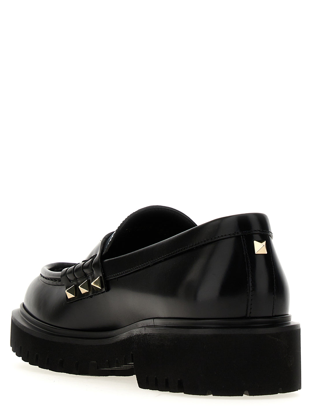 Rockstud Loafers Black