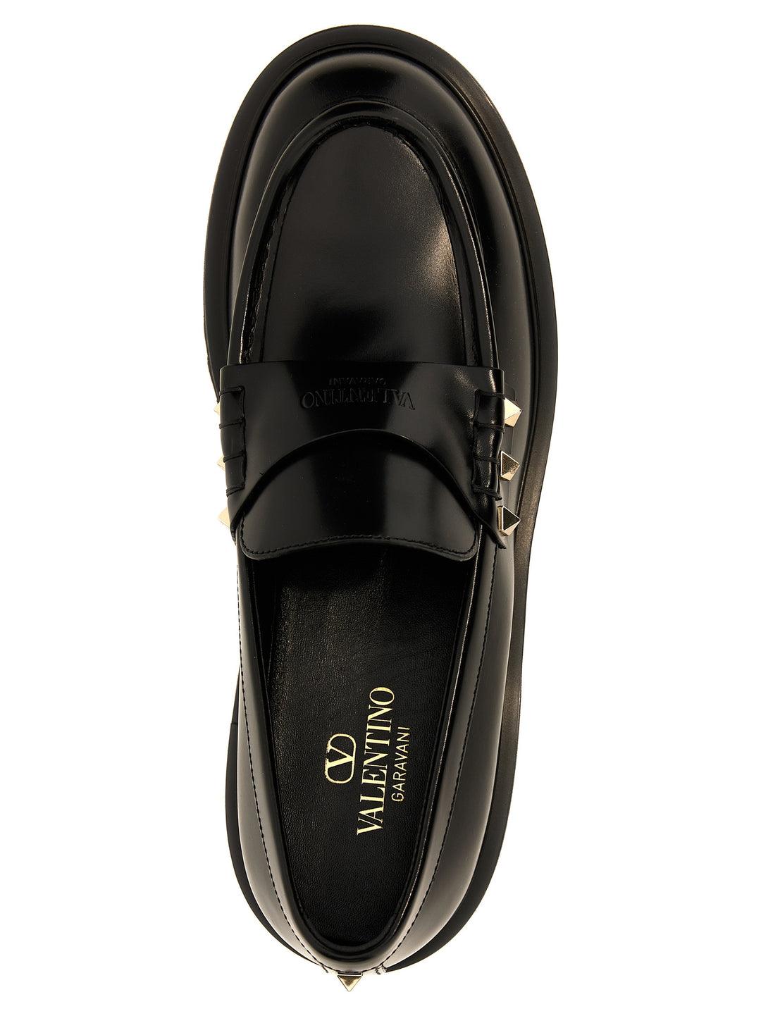 Rockstud Loafers Black