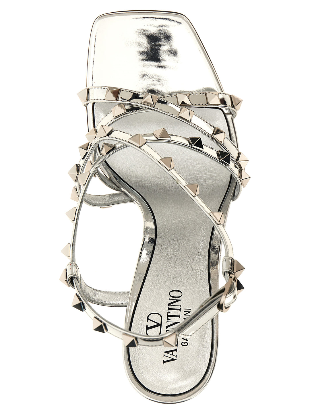 Rockstud Sandals Silver