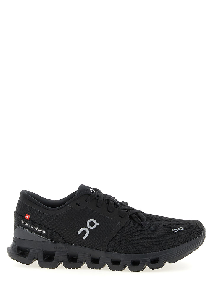 On Cloud X 4 Sneakers - Black | 6497653047430aca6523a9925d0fad4211adf56c