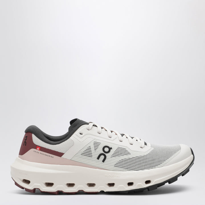 On Cloudvista 3 Oyster/Barberry Polyester Shoes