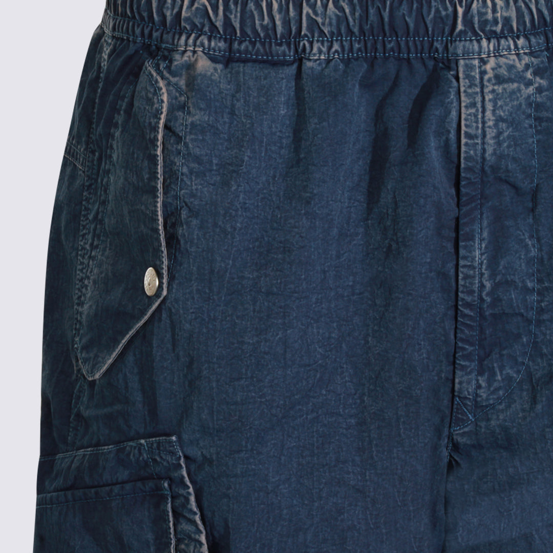 Stone Island Trousers - Blue and green | d7dab1b4087f01433ed268ad4cffbe8c3b187790