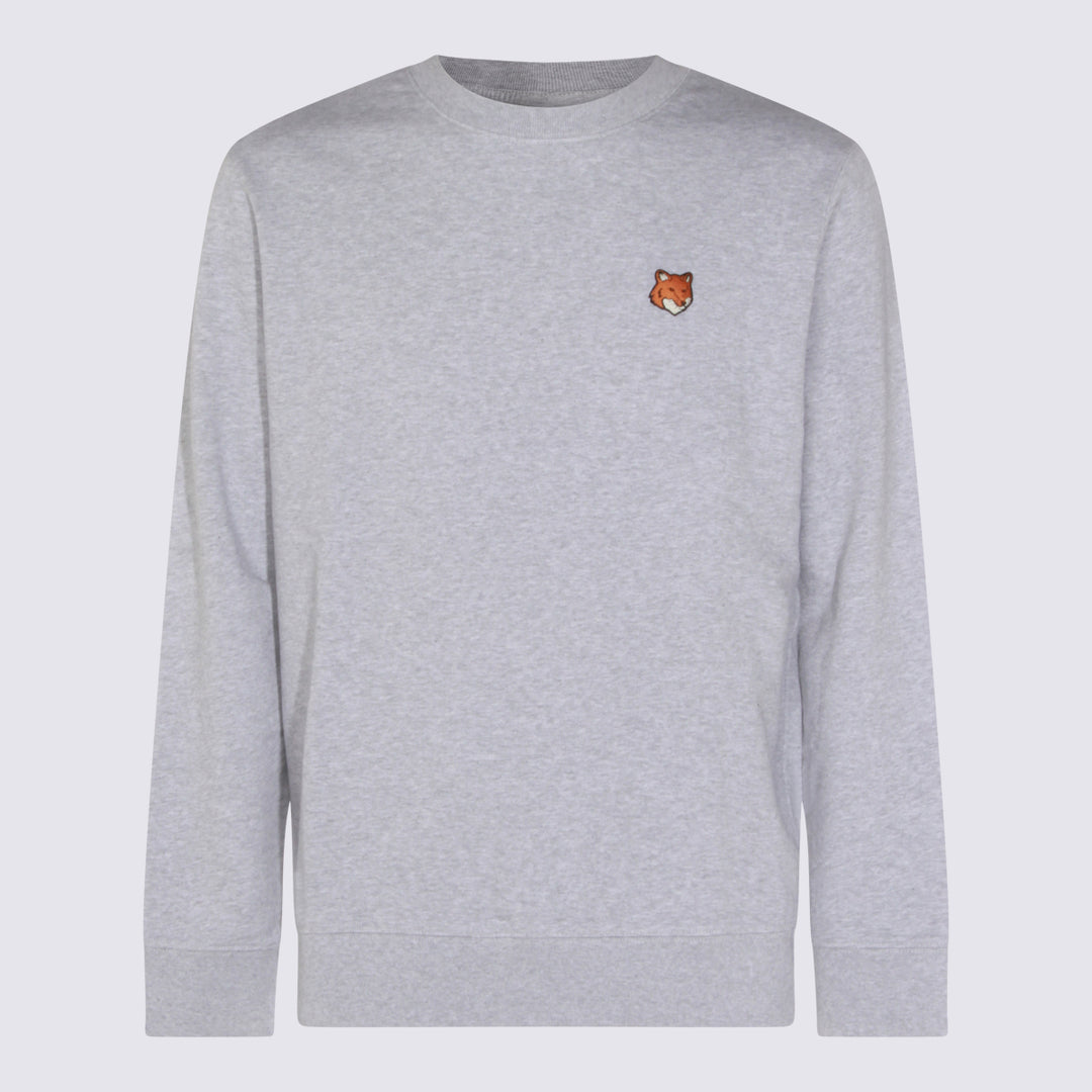 Maison Kitsune' Sweaters - LIGHT GREY MELANGE | b40c343c8608600e5d3baf7efd8fb939ebd9733d