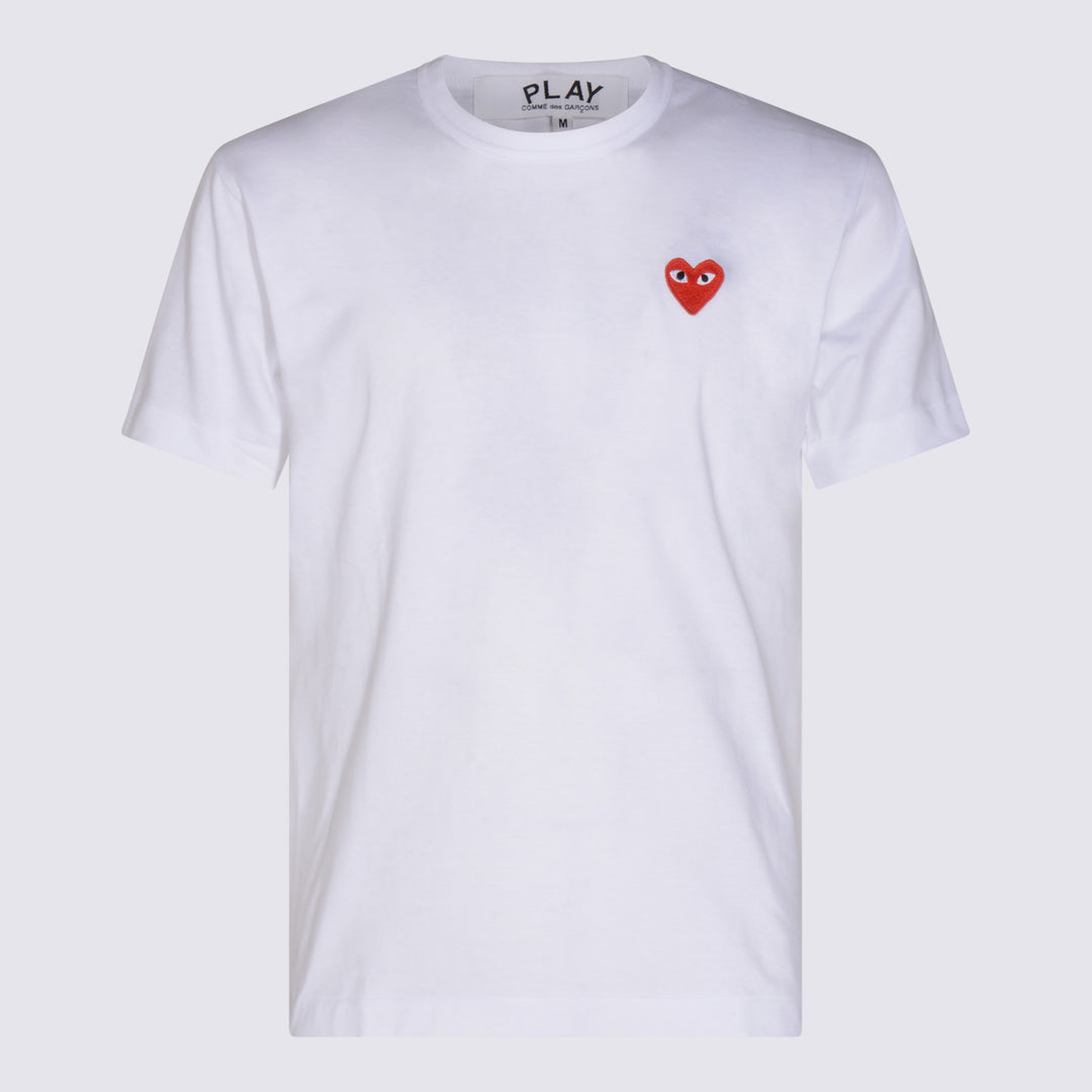 Comme Des Garcons Play T-shirts and Polos - Light and natural | c4e3709bb228235487e32bf27524cc4d3ec7a32c