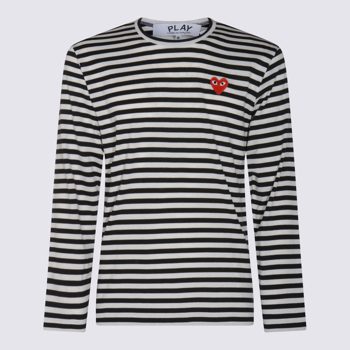 Comme Des Garcons Play T-shirts and Polos - Blacks and greys | 14f9baf2df7c6f33684ab01ce5d24b2ffb675c4f