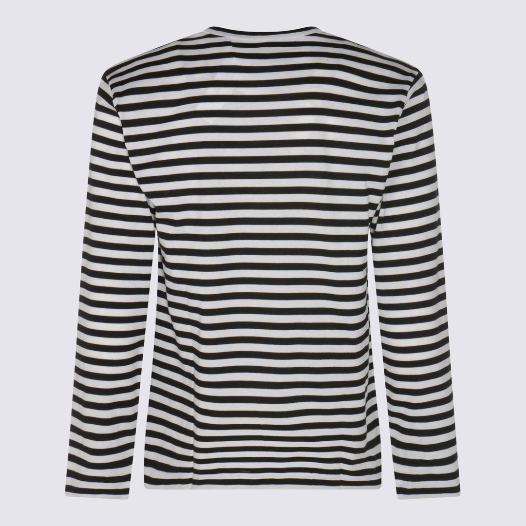 Comme Des Garcons Play T-shirts and Polos - Blacks and greys | 98c346753eda37f69bf72fd3b9413e0bdee5966c