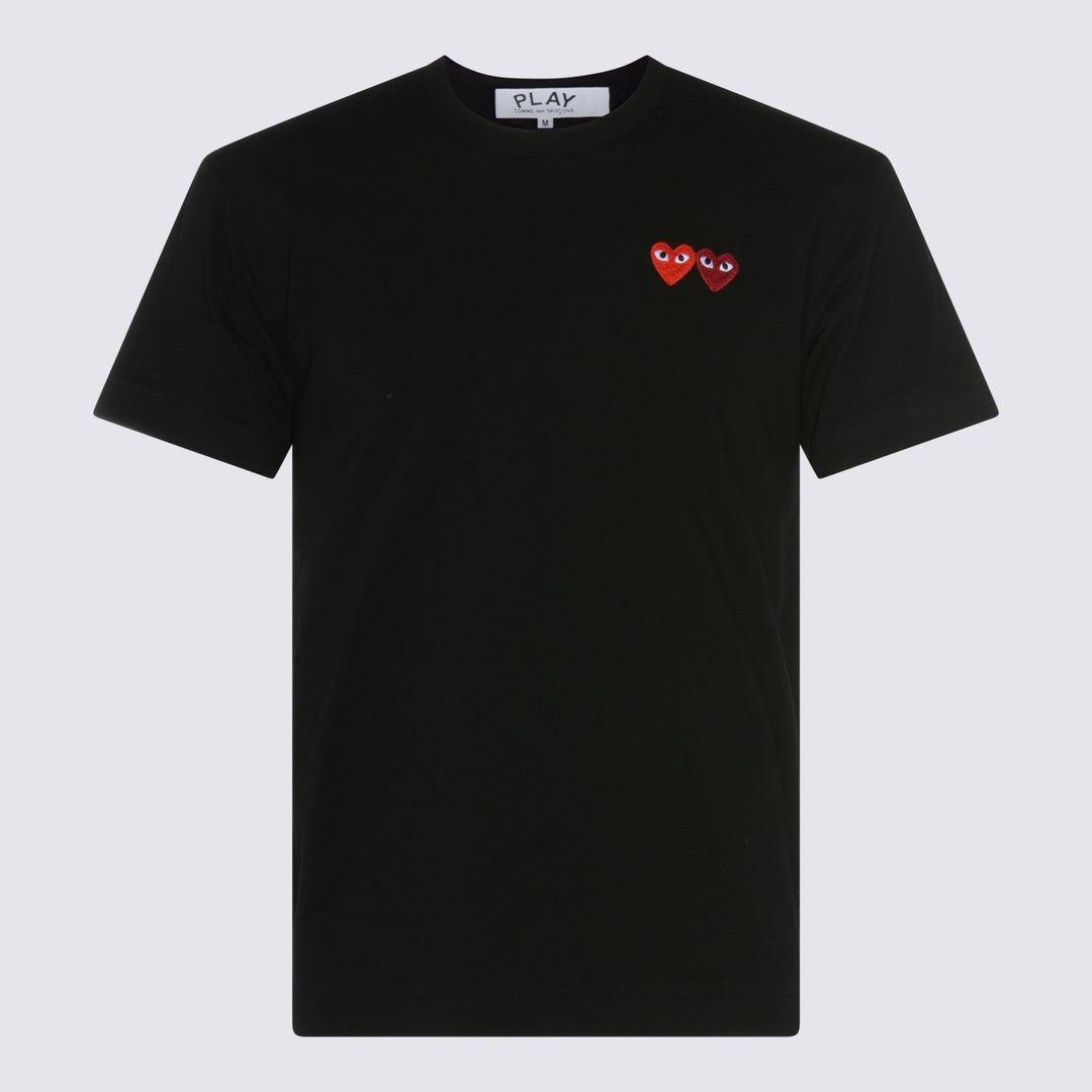 Comme Des Garcons Play T-shirts and Polos - Blacks and greys | 0143a04771fd2e36836578470a7db82f46f3e1d5
