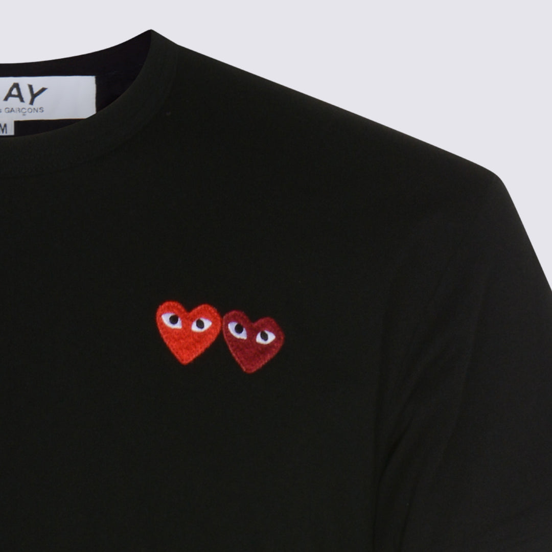 Comme Des Garcons Play T-shirts and Polos - Blacks and greys | 16f95bfb3e53b311b14305664b2801f617541491