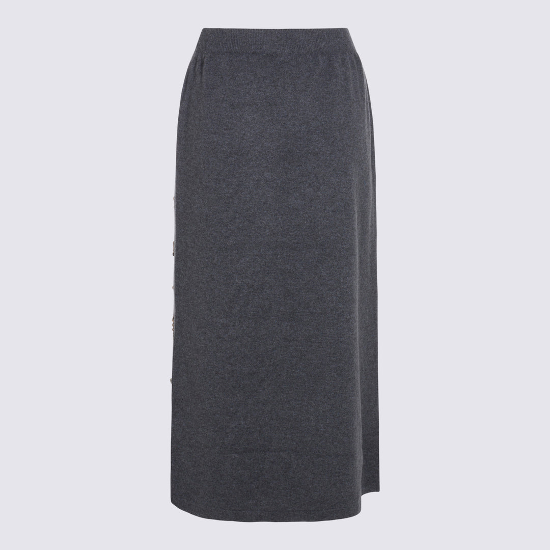Fabiana Filippi Skirts - DENIM GRIGIO | 44b582300fb9cffecad98e0e76ccfc4ae344de50
