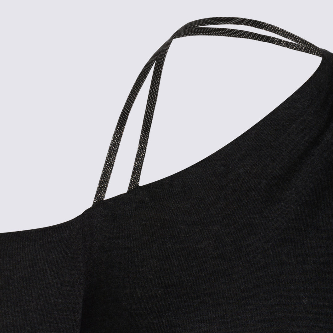 Brunello Cucinelli Sweaters - Blacks and greys | 608c2b87857409bd52fda96ba3426b572dcfd6f0