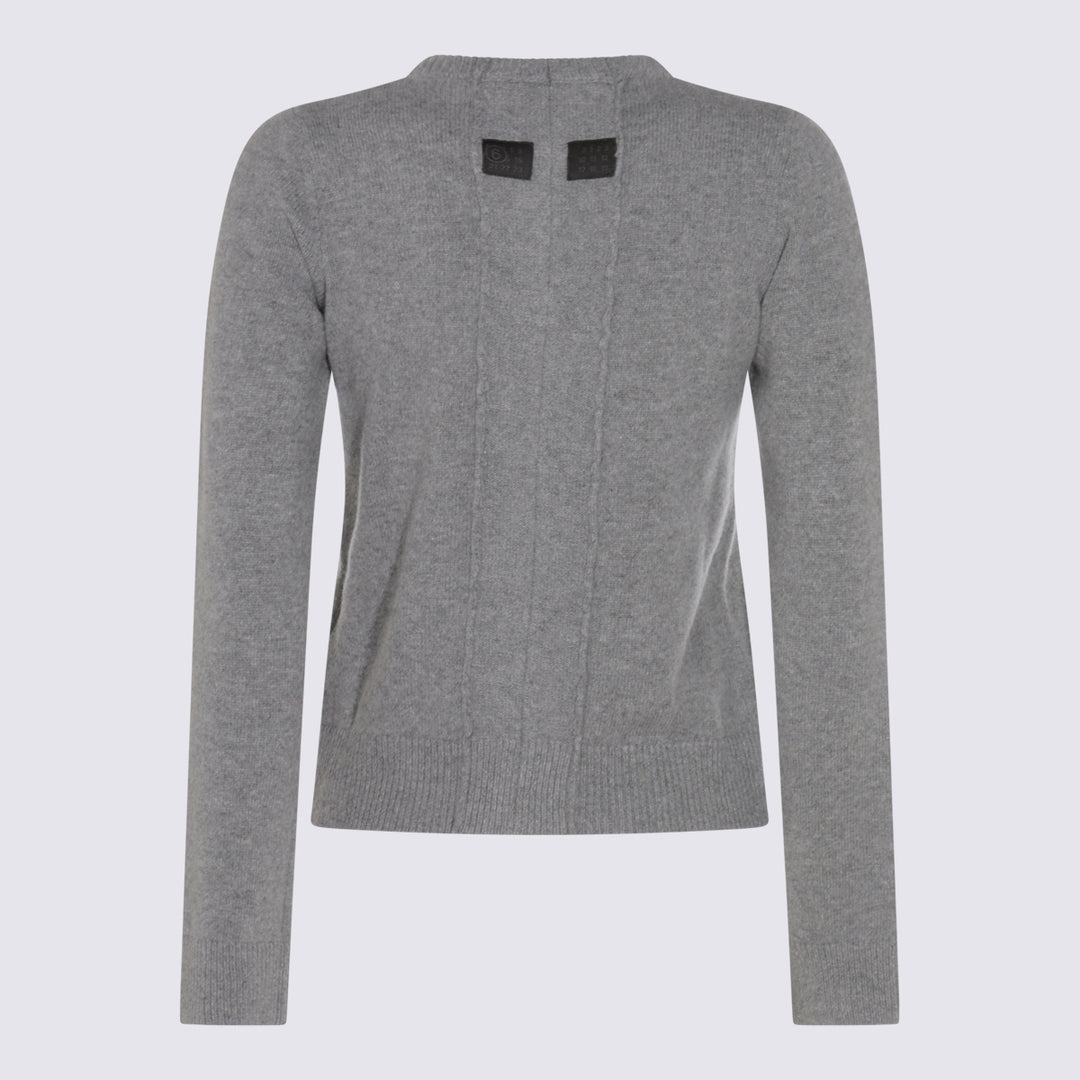 Mm6 Maison Margiela Sweaters - Blacks and greys | 9c2ece21b7b9a10ccfc5490cceefddf222b0fd1f