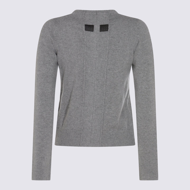 Mm6 Maison Margiela Sweaters - Blacks and greys | 9c2ece21b7b9a10ccfc5490cceefddf222b0fd1f