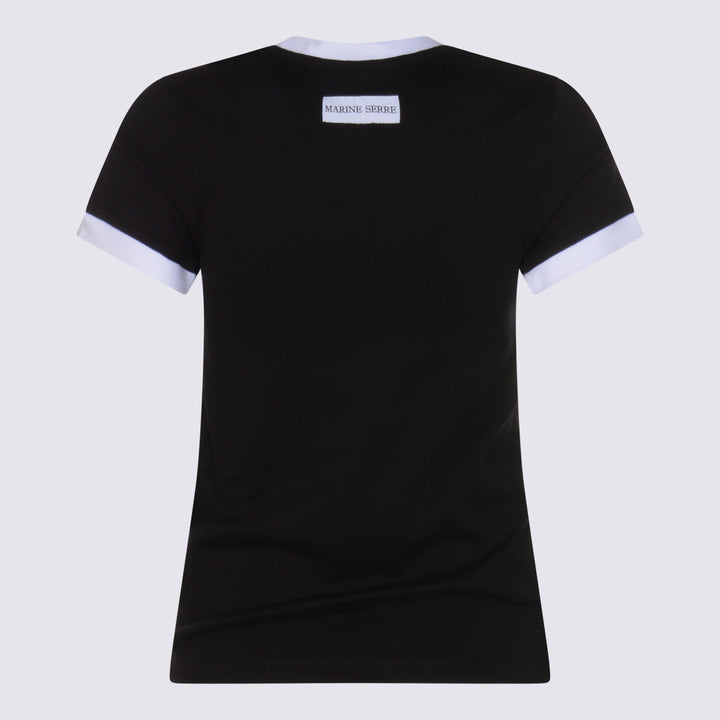 Marine Serre T-shirts and Polos - Blacks and greys | 425d76b4cf9b4be87b6250e9dcb552179a095c5e
