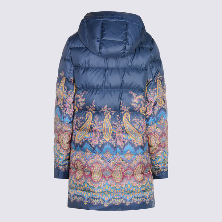 Etro Coats - Blue and green | 88da7af05683e78376e3792998dc4d085f127a31