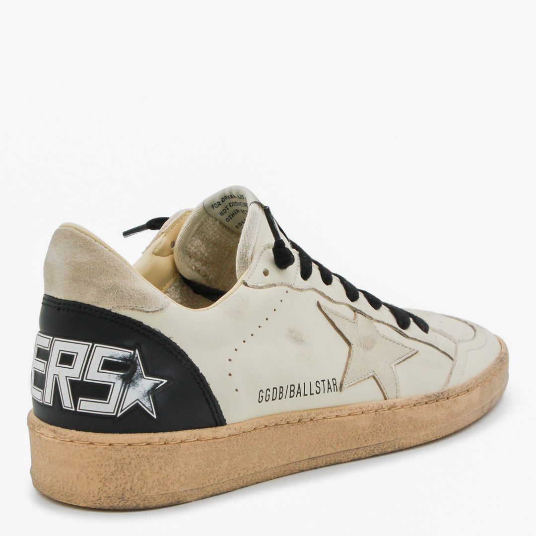 Golden Goose Sneakers - WHITE BEIGE/PLATINUM/BLACK | fc0c6ca3e61abb031ec58b5d631ad13673fcca6f