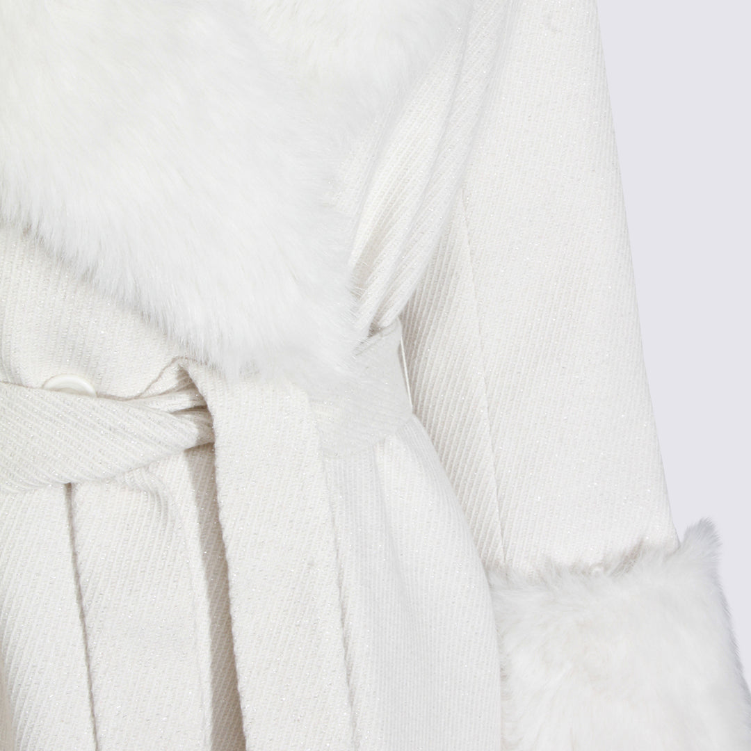 Twin-Set Coats - SALE PEPE NEVE/SILVER | abb35c8933f4cd17e2ef1f5fb196d09e7da190e6