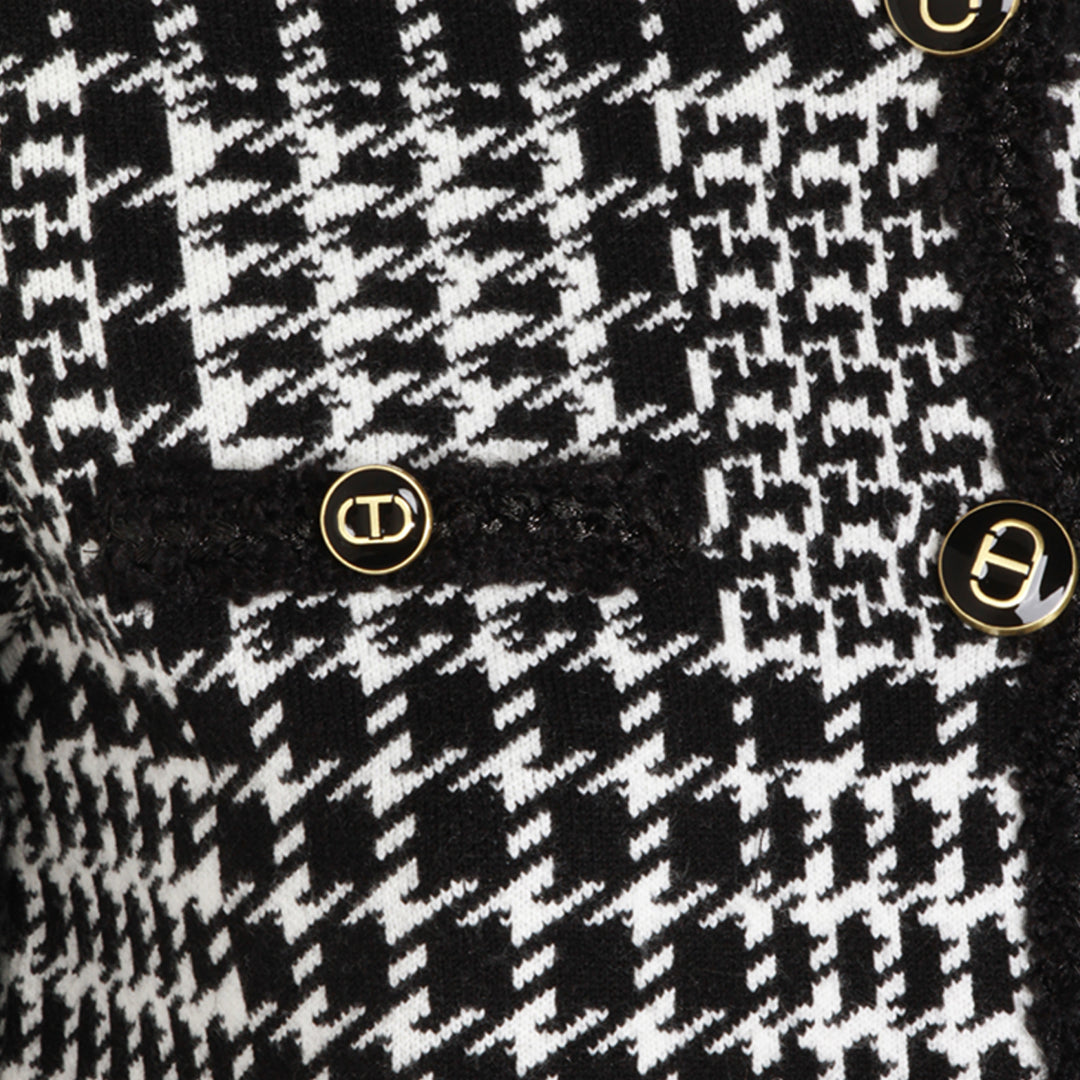 Twin-Set Jackets - CHECK NEVE/NERO | 37b7038d15f014742e63fa55a22c9dc824c337de