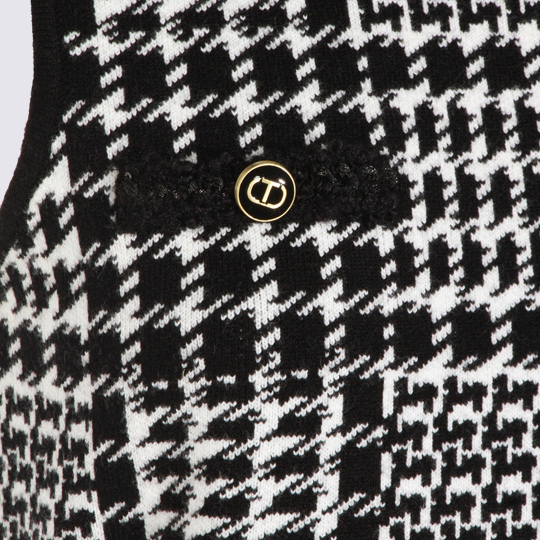 Twin-Set Dresses - CHECK NEVE/NERO | 798d68be7550627399a6d0d5b12ecbb0987c4a53