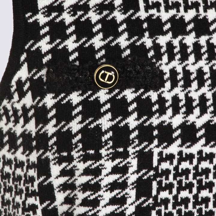 Twin-Set Dresses - CHECK NEVE/NERO | 798d68be7550627399a6d0d5b12ecbb0987c4a53