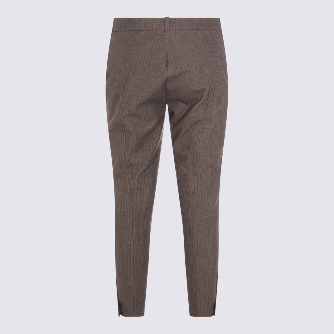 Burberry Trousers - WALNUT BEIGE | 0a6fd2748d10f7d5f322d39fea36c4fda8211412