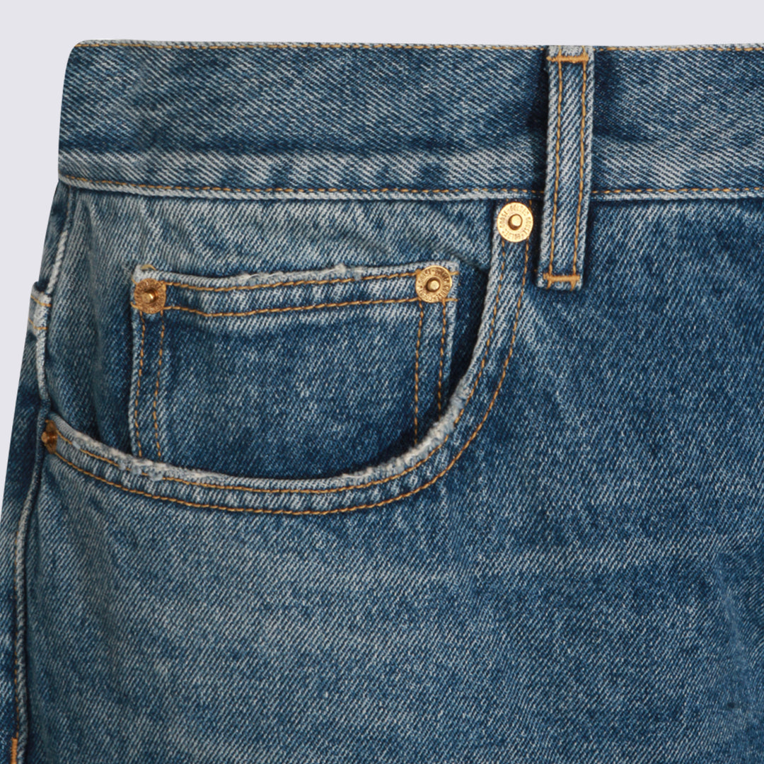 Golden Goose Jeans - Blue and green | 6d6c2cd45a5bc6b1d9f6f4d5abe879bb02218039