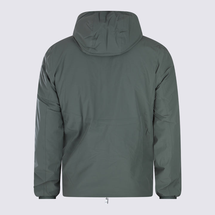 K-Way Jackets - GREEN BLACKISH-GREEN OAK | 2d42e9b9af331b5a2cd1aa4a11c44d93004fa6bb