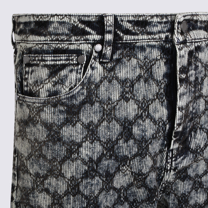 Daily Paper Uomo Trousers - Blue and green | 394a1aa3a80b90257a300afe33bacacdad93e37f