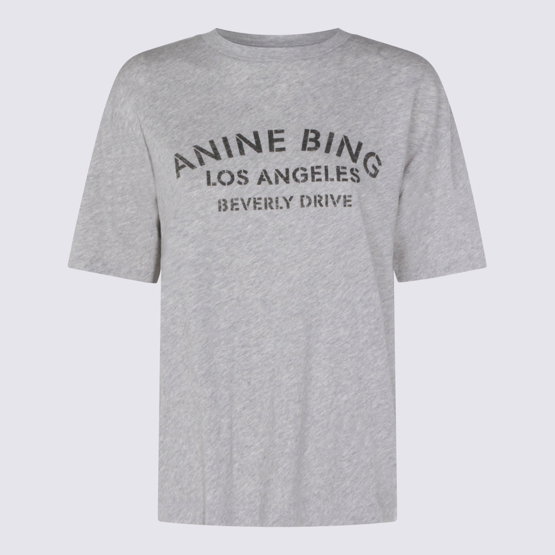 Anine Bing T-shirts and Polos - Blacks and greys | ebb6949518de775779c23ab9ca52c766123b6a17