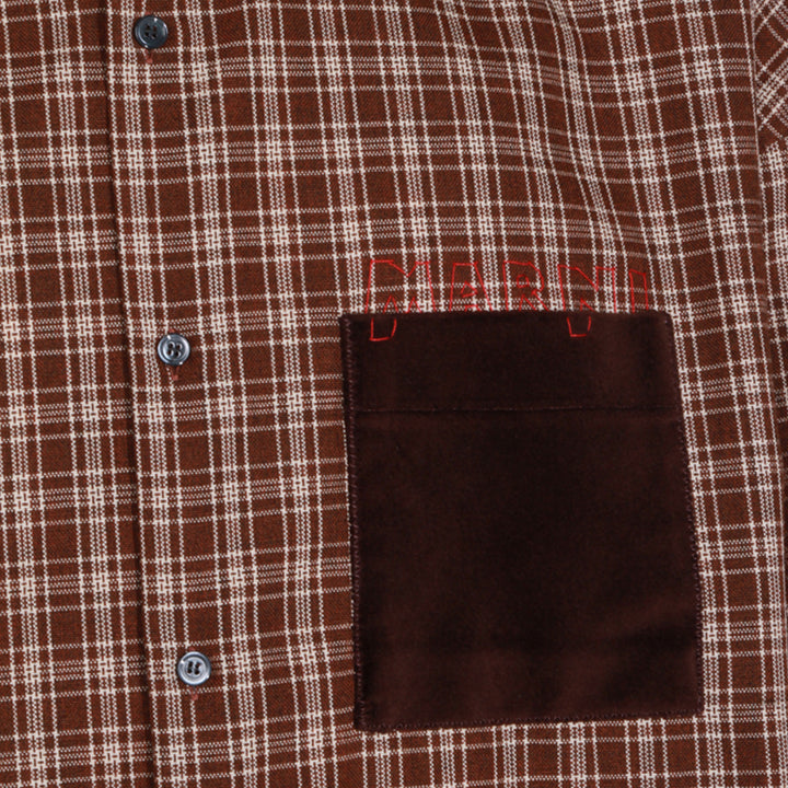 Marni Shirts - MAROON | 838c9344ac7a7fe6807cea5d795c8ed440f625d0