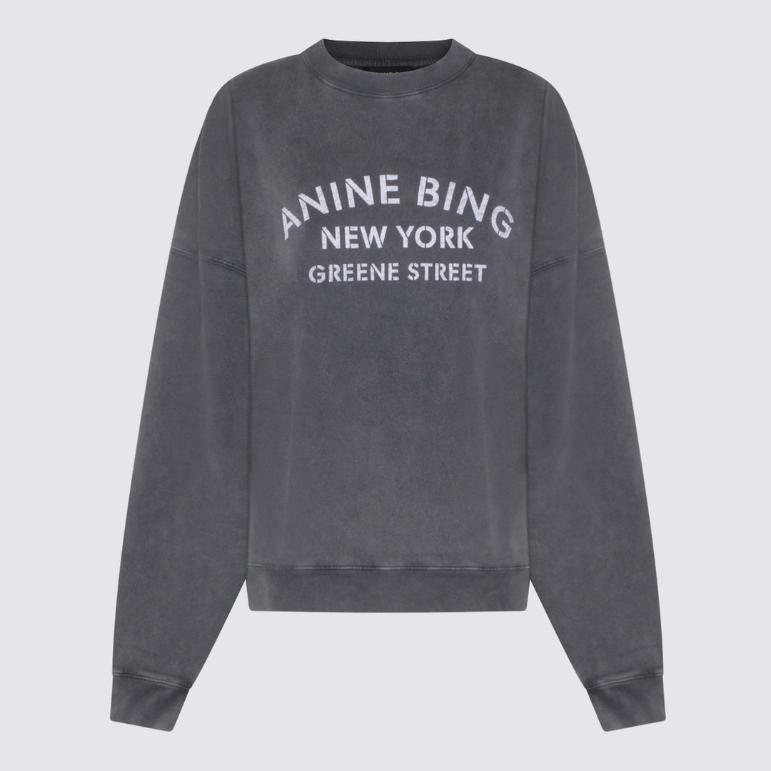 Anine Bing Sweaters - WASHED BLACK | 5399ae19d87e1a617a16f62f6349bf90a2731134