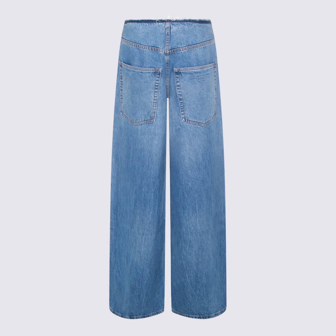 Alexander Wang Jeans - VINTAGE MARBLED BLUE | bc91fa4077427597fb333167539bd6b23baba8c1