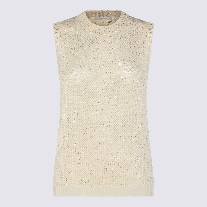 Golden Goose Sweaters - HERITAGE WHITE | 7ed8912a7fdcbc1cf463aae3d23f04927481eaf2