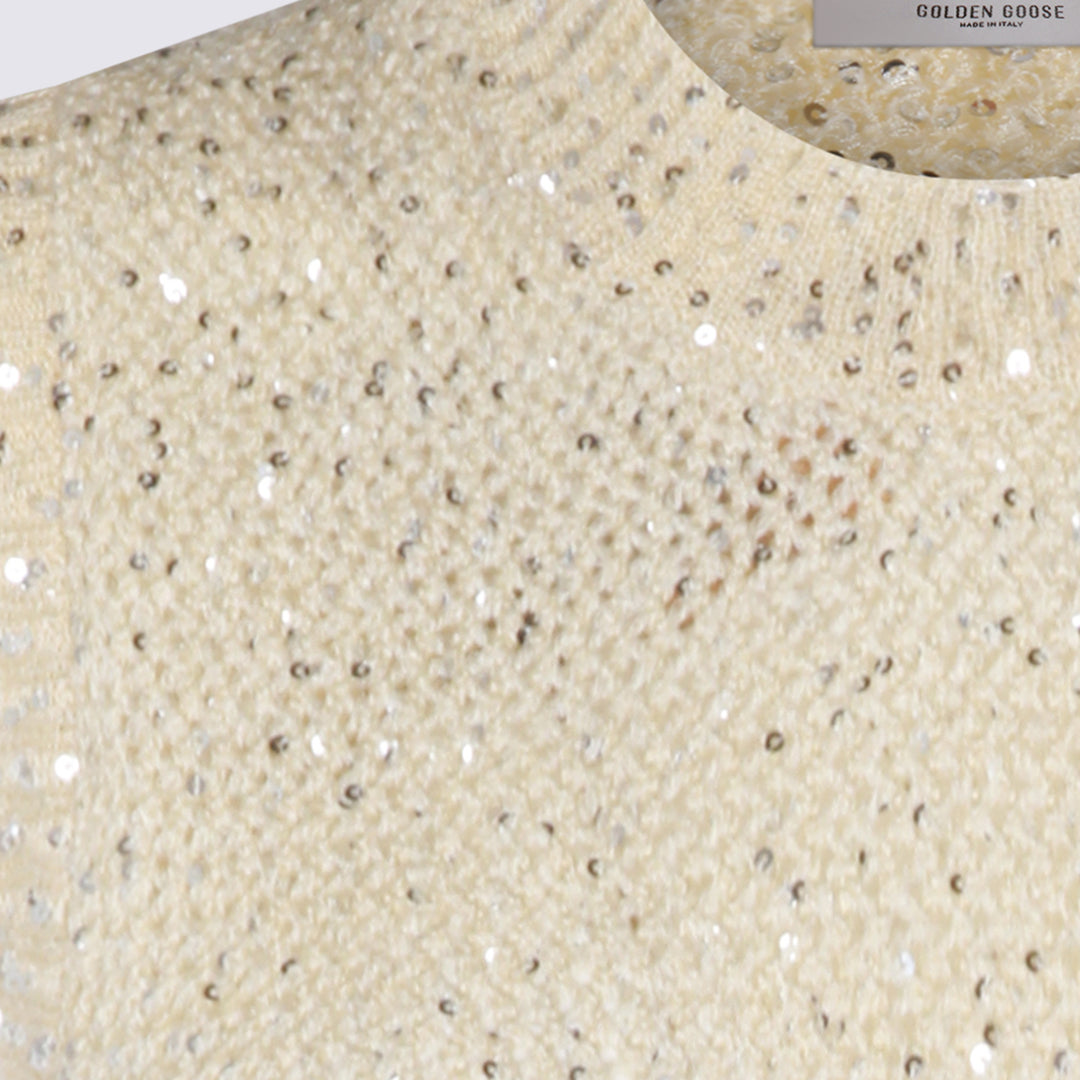 Golden Goose Sweaters - HERITAGE WHITE | 8fe3026820443e3fcb5937c1e6c7ed89b9f5170a