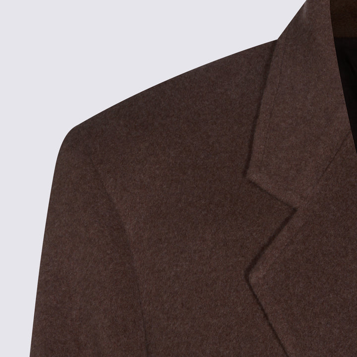 Auralee Coats - TOP BROWN | c8772fcc27f249261eeff97dd7214e8719c01085