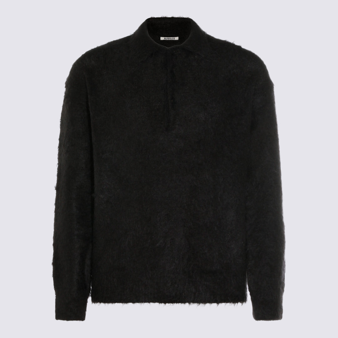 Auralee Sweaters - Ink Black | 7df70408e417d3757ab60ea9785bc4165bb7f2dd