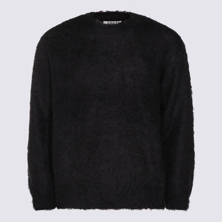 Auralee Sweaters - Ink Black | 469a09829400405b900f1a38bdb776bd212cc0a6